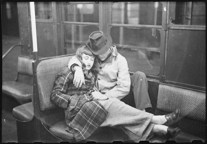 The New York subway,  by Stanley Kubrick