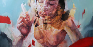 Benjamin Garcia - "There is no freedom from duality" - Oil and acrylic on canvas - 100 cm x 100 cm