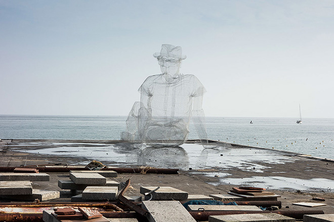 Edoardo Tresoldi - Thinkings - Oltre il Muro 2014, Sapri