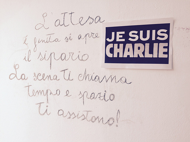 Je suis Charlie - Academy of Fine Arts in Ravenna