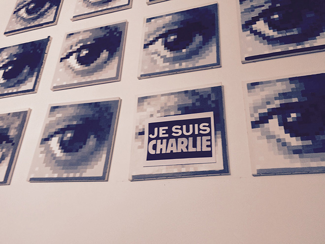 Charlie Hebdo - Academy of Fine Arts in Ravenna