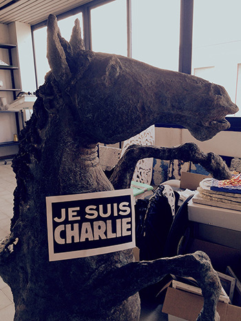 Charlie Hebdo - Academy of Fine Arts in Ravenna