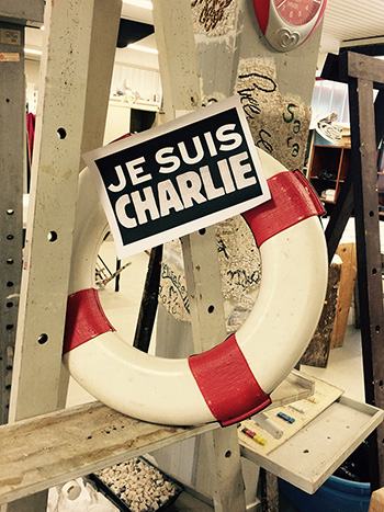 Charlie Hebdo - Academy of Fine Arts in Ravenna