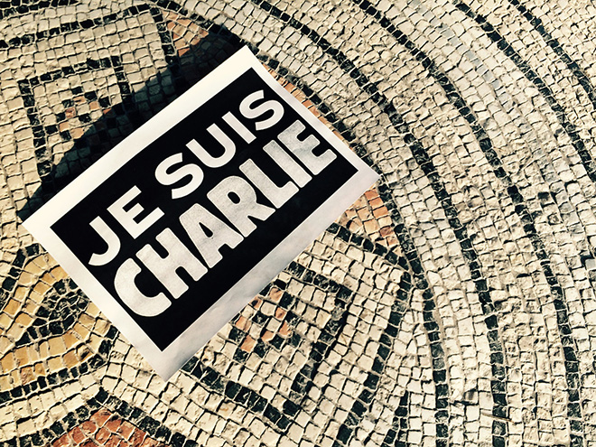 Charlie Hebdo - Academy of Fine Arts in Ravenna