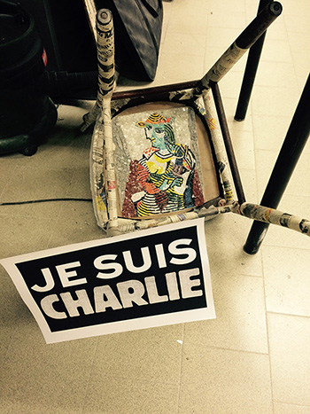 Charlie Hebdo - Academy of Fine Arts in Ravenna