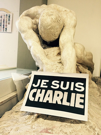 Charlie Hebdo - Academy of Fine Arts in Ravenna