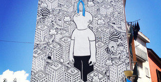 Millo - Street art, L'infinito negli occhi