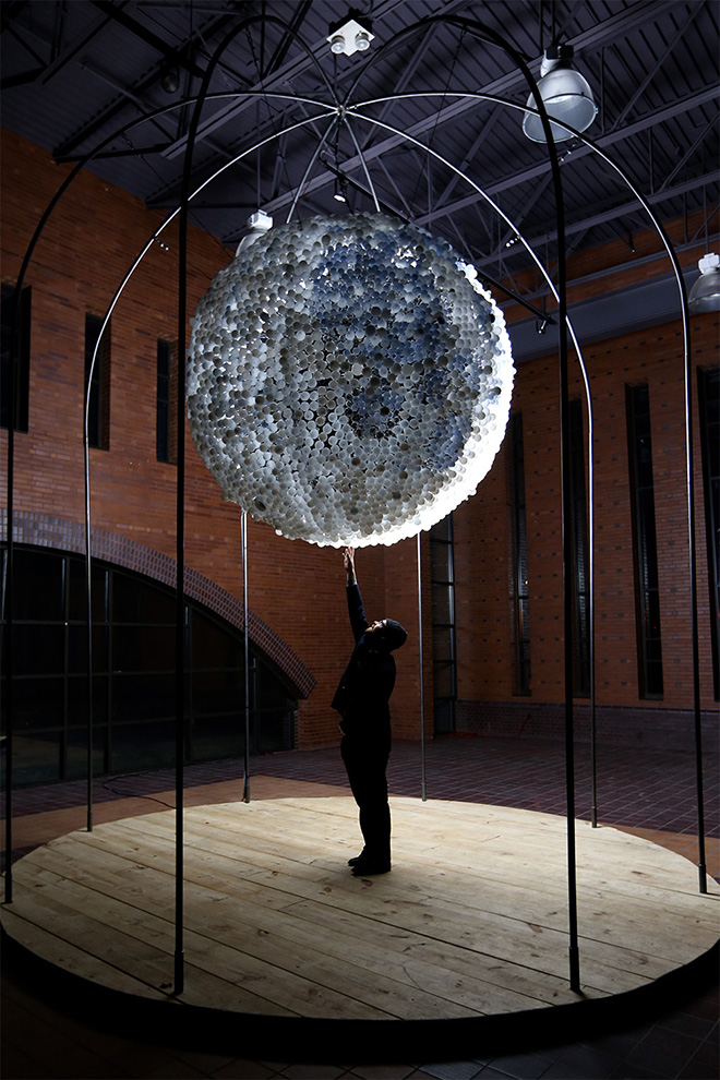 New Moon - Interactive Light Installation