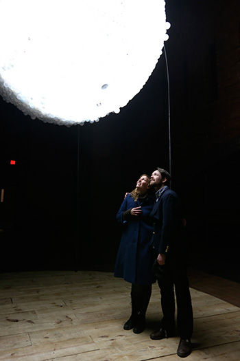 New Moon - Interactive Light Installation