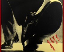 Barbara Kruger - Untitled (Don't buy us with apologies), 1986, photostat print in artist's frame 48 3/4 x 54 7/8 in. (123.8 x 139.5 cm.) framed