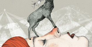 Sandra Dieckmann - Deer Lady detail
