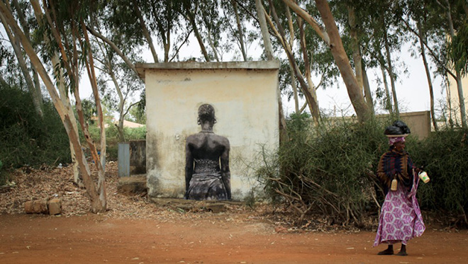 YZ - AMAZONE, street art @ Sénégal