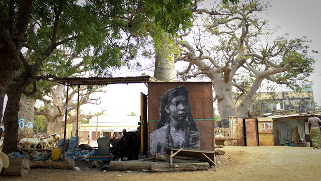 YZ - AMAZONE, street art @ Sénégal