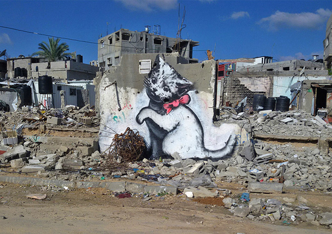 Banksy - Scorribande a Gaza