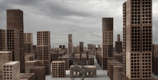 Matteo Mezzadri - Le città minime #1, © 2012, Pigmented Fine-Art Giclée, carta photo rag 100% cotone su alluminio d-bond, cm 100x100