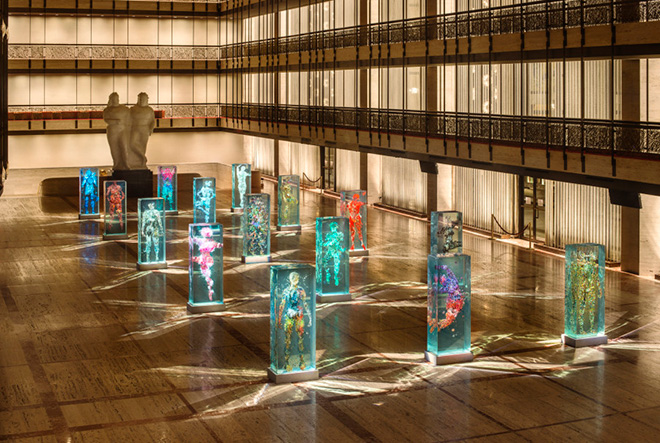 Dustin Yellin at the New York City Ballet