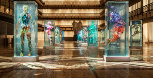 Dustin Yellin at the New York City Ballet