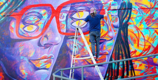 Mondrian mural project - MADSTEEZ