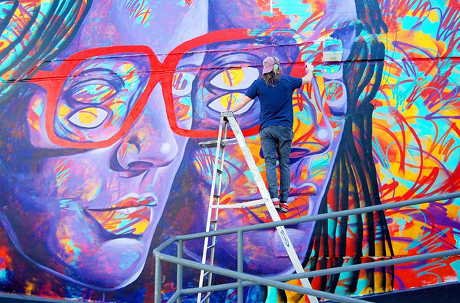 Mondrian mural project – MADSTEEZ