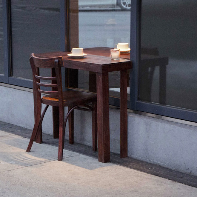 Shani Ha - Table for two, New York installation