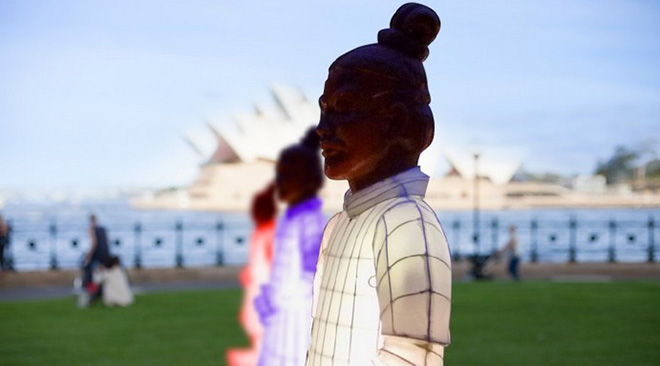 The Lanterns of the Terracotta Warriors - Chinese new year Festival, Sidney