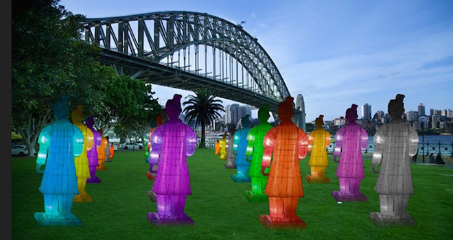 The Lanterns of the Terracotta Warriors - Chinese new year Festival, Sidney