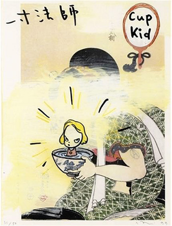 Yoshitomo Nara, Cup Kid (In the floating world) (1999)