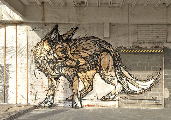 Dzia – Street art geometrica