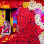 Olek – India yarn bombing