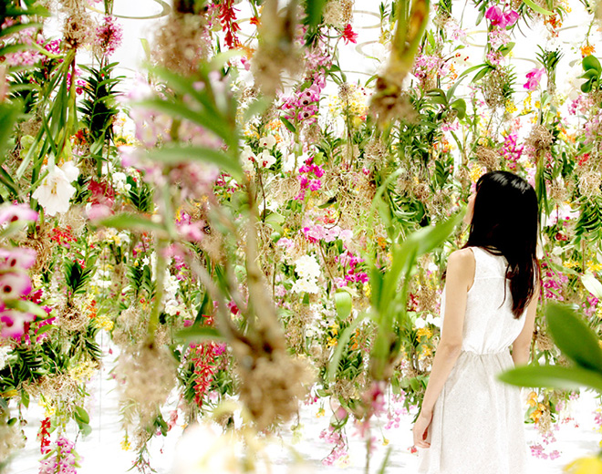 Floating Flower Garden - TeamLab