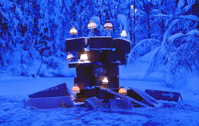 Rune Guneriussen - Unprepared Winter Scenario, 2009, edition of 5+1, 110cmx172cm, c-print/aluminium