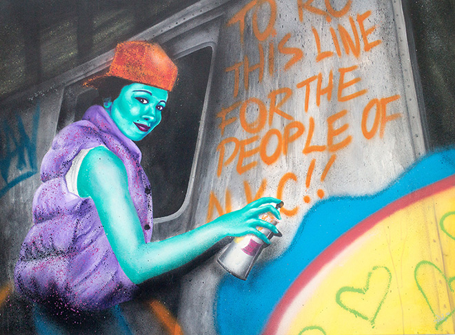 Pressionism – The Masterpiece of graffiti on canvas