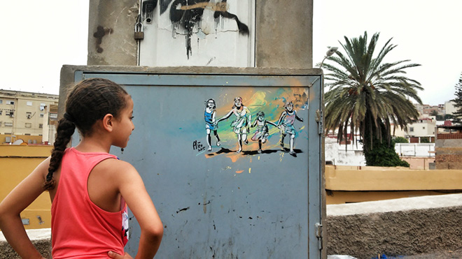 Alice Pasquini - Melilla, arte senza confini.