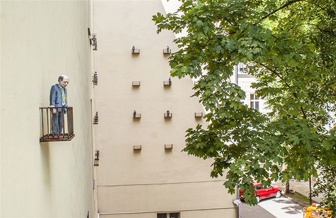 Isaac Cordal – SĄSIEDZI, isolati dal mondo