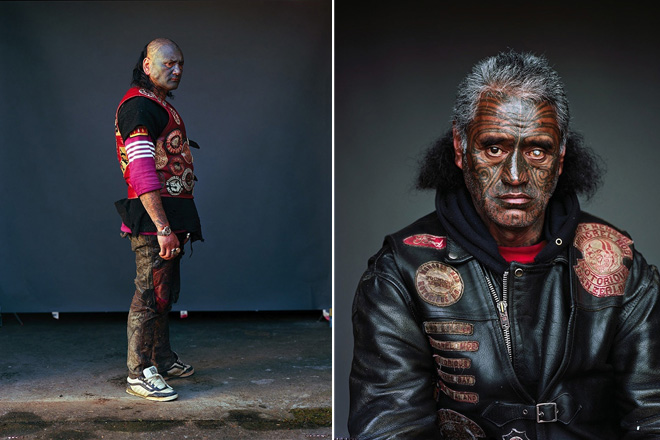Jono Rotman – Mongrel Mob Portraits