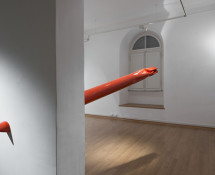 Alberto Timossi - Parti del discorso (2015). Veduta della mostra Oi diàlogoi, Centro di Sarro, Roma, 2015