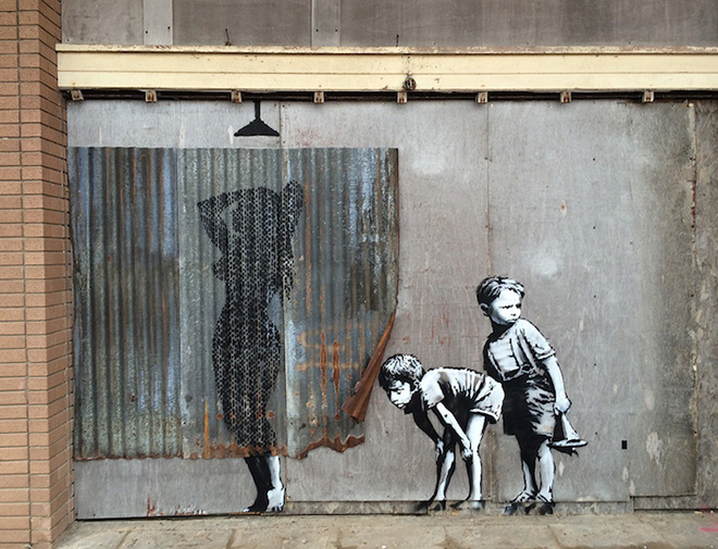 Banksy - Dismaland, Bemusement Park. Photo credit: Christopher Jobson / Colossal