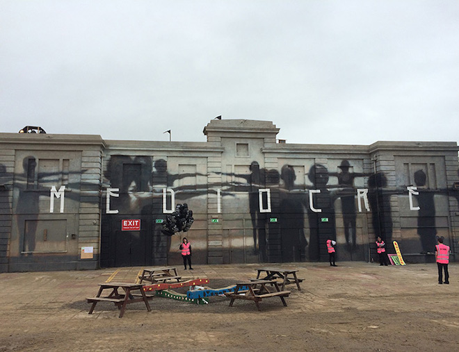 Banksy - Dismaland, Bemusement Park. Photo credit: Christopher Jobson / Colossal