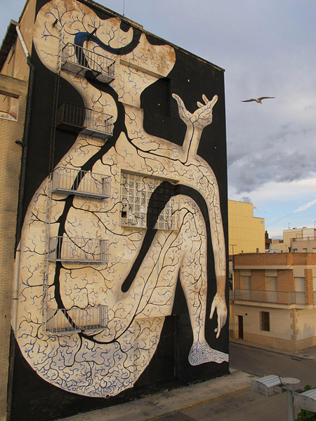 Sam3 - Street art, Amposta - Spain