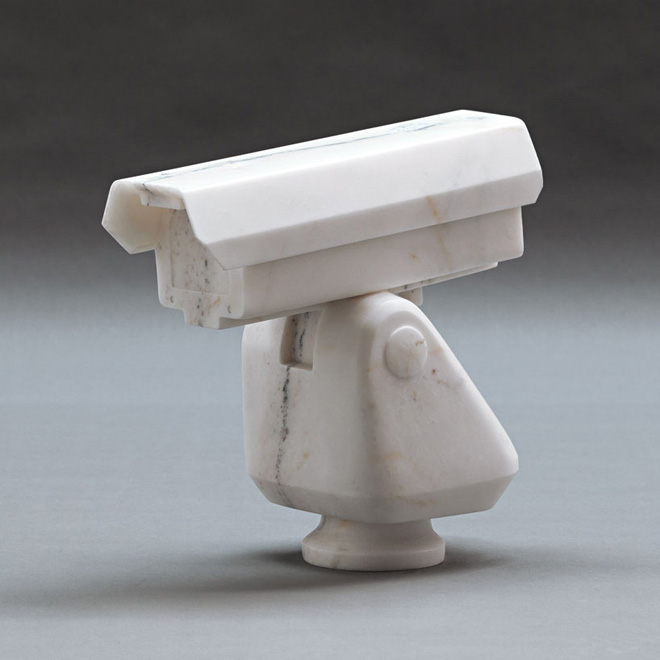 Ai Weiwei, Surveillance Camera, 2010. Marble. 39.2 x 39.8 x 19 cm. Courtesy of Ai Weiwei Studio. Image courtesy Ai Weiwei Studio. © Ai Weiwei.