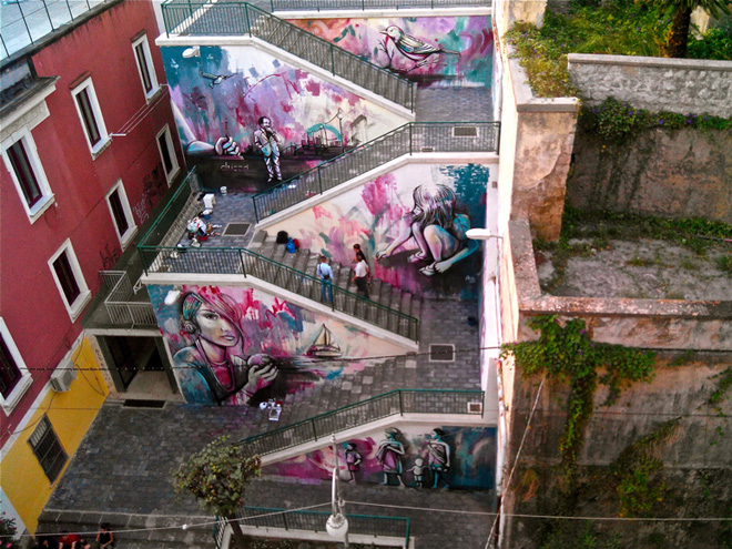 Alice Pasquini - Outdoor 2015 Festival