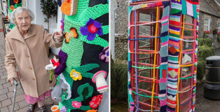 Grace Brett - Yarn Bombing