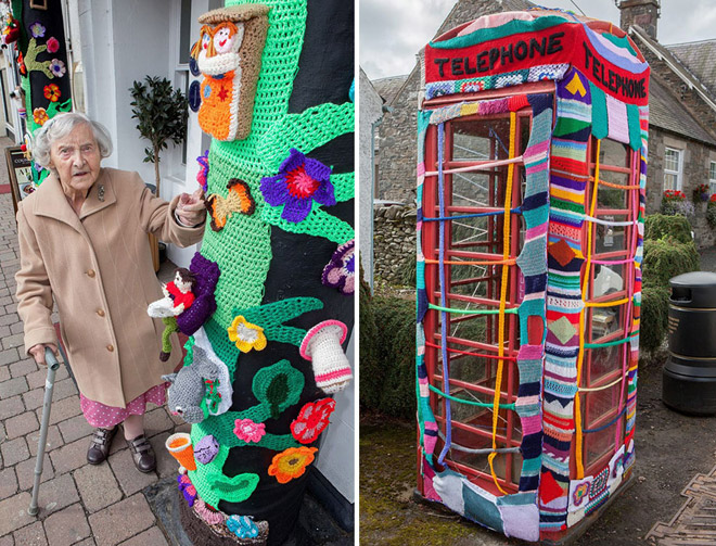 Grace Brett – Yarn Bombing