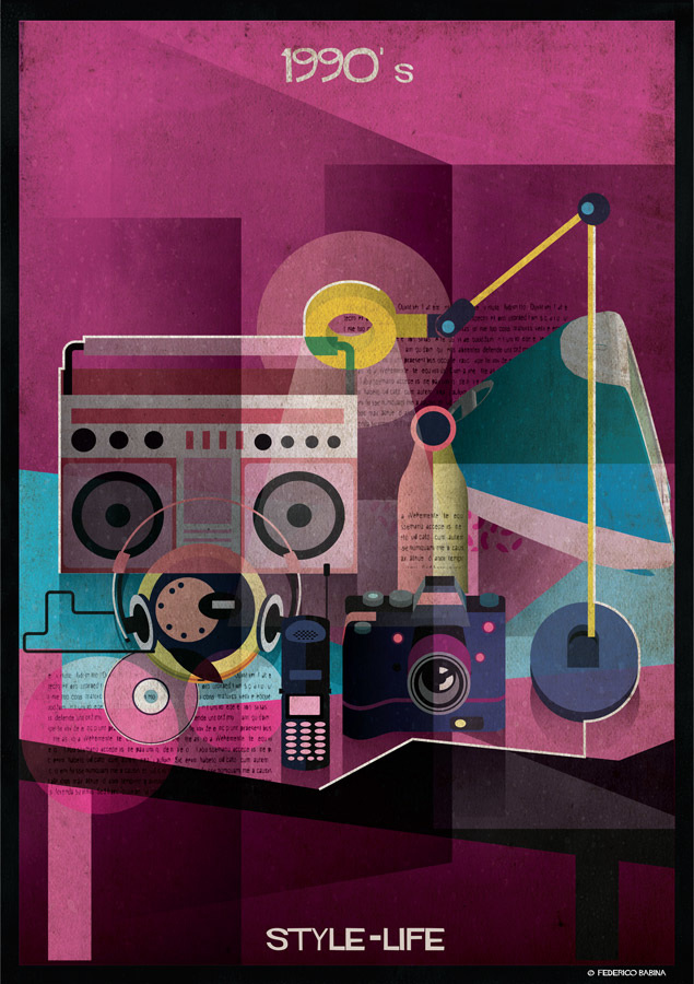 Federico Babina - 1990's, STYLE-LIFE