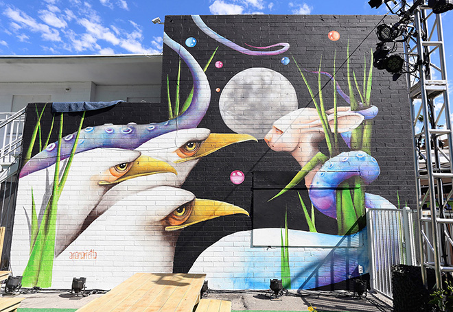 Ana Maria - Life is beautiful Festival 2015 - Las Vegas Street art