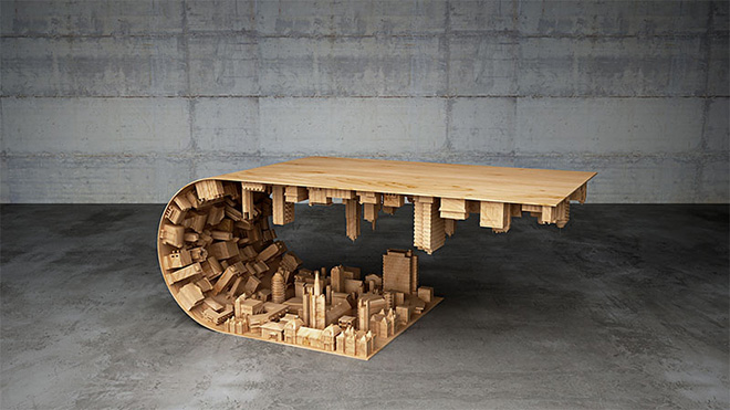 Wave City Coffee Table – Design by Stelios Mousarris