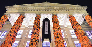 Ai Weiwei - #SafePassage, photo via: Oliver Lang / Konzerthaus Berlin