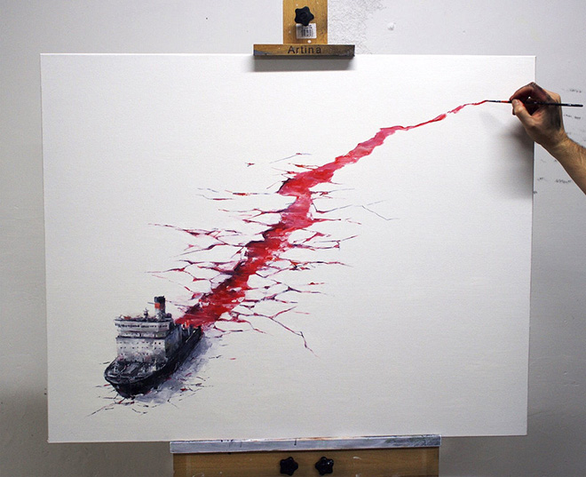 Pejac – L’arte che critica il sistema