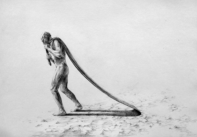 Pejac - Hand luggage, 2015