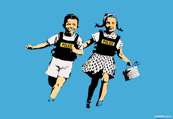 Banksy a Roma – War, Capitalism & Liberty